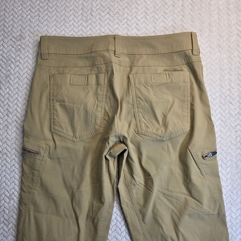 Eddie Bauer First Ascent Guide Pro Hiking Pants Mens 33x32 Tan Technical Stretch - Picture 6 of 7